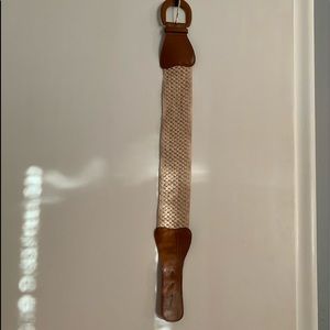 Around the stomach belt